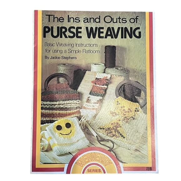The Ins and Outs of Purse Weaving Instructions Craft Book Weaveasy Series #7215 - Picture 1 of 8